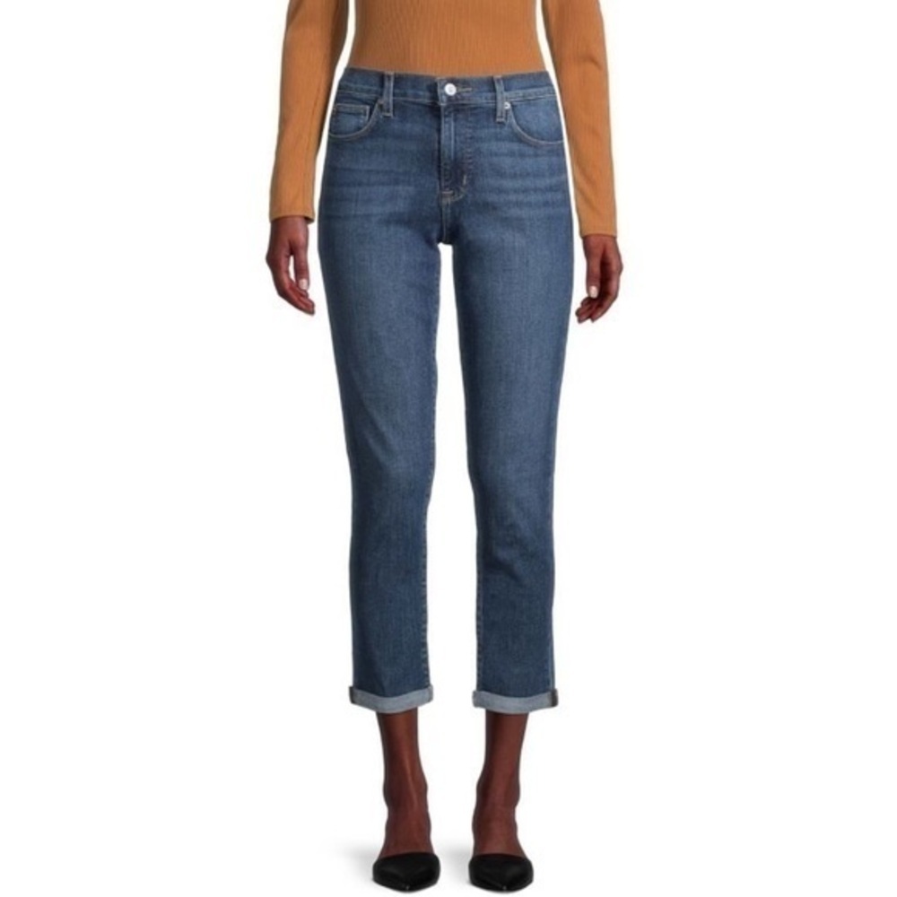 HUDSON Natalie Mid-Rise Slim Boyfriend Jeans